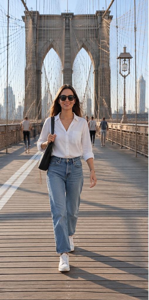 Demo shoot photo 1 at Brooklyn Bridge